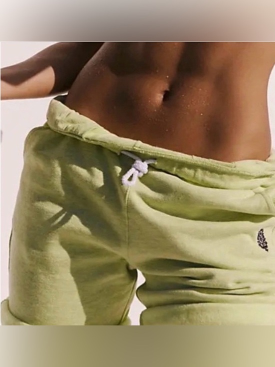 Free People Pants - Free People For The Win Long Shorts. NWT. Sour citrus